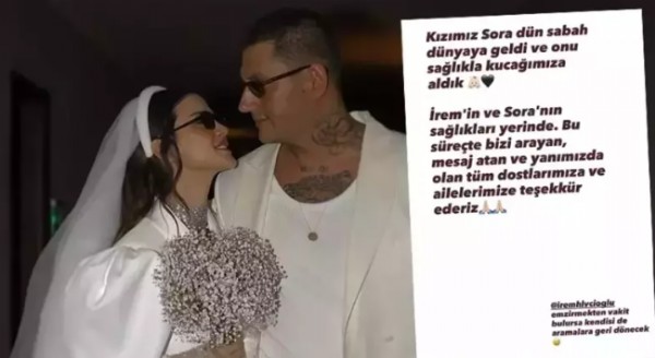 İrem Helvacıoğlu'ndan doğum sonrası ilk kare